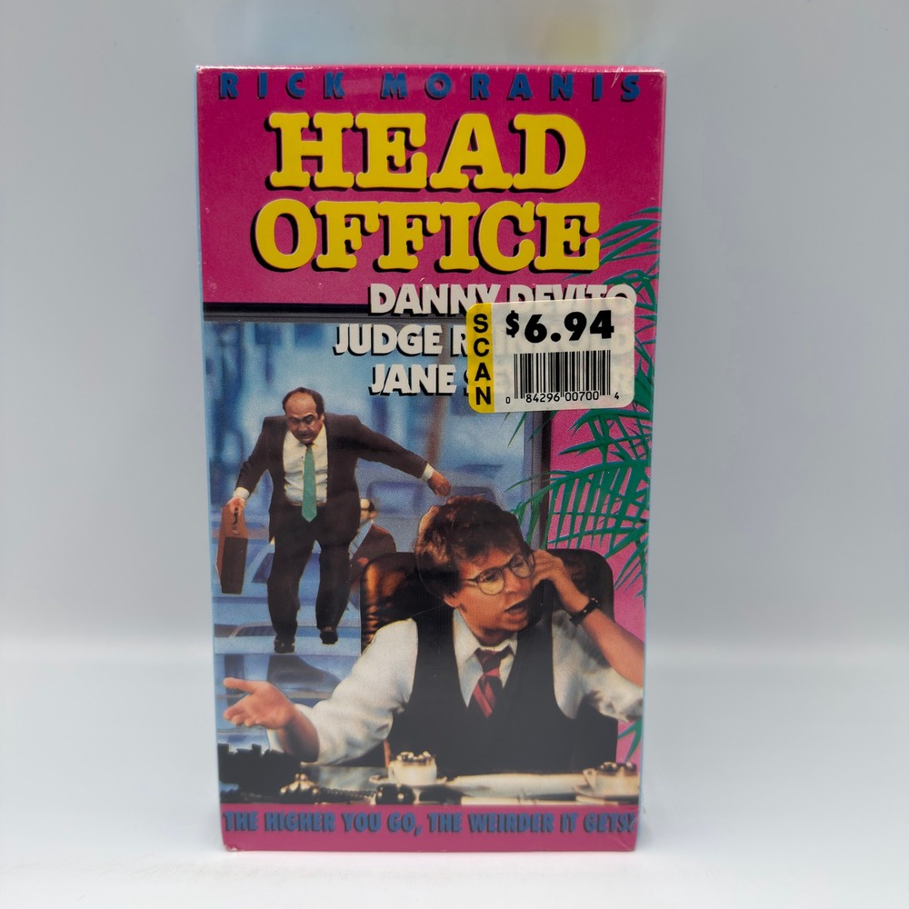 Head Office VHS Rick Moranis Danny DeVito Judge Reinhold 1990 Sealed HBO Video